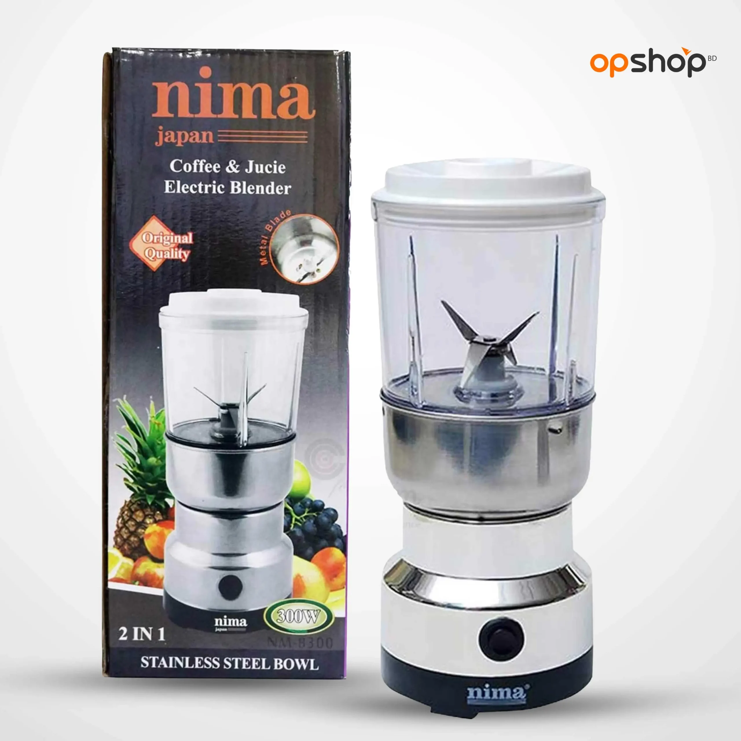 Nima 2 in 1 Blender & Grinder