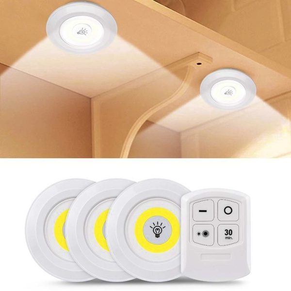 Wireless LED Under Cabinet Light with Remote